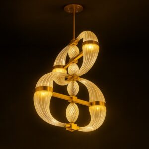 Infinity Lume – Sculptural LED Modern Chandelier