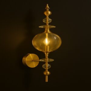 Royale Ember – Heritage Gold Wall Sconce