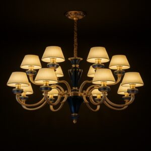 Regal Élan – Classic Luxury 15-Light Chandelier